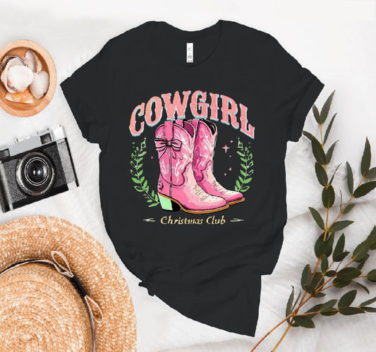 Cowgirl Christmas Club Tee