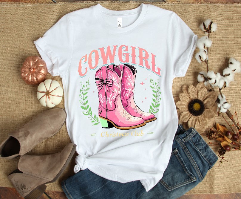 Cowgirl Christmas Club Tee