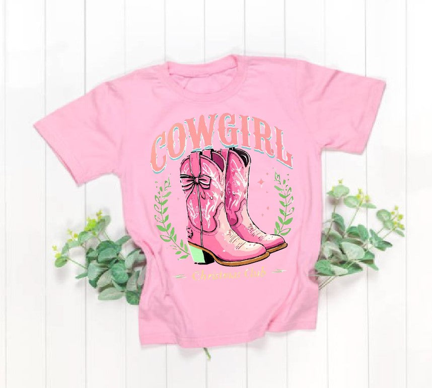 Cowgirl Christmas Club Tee