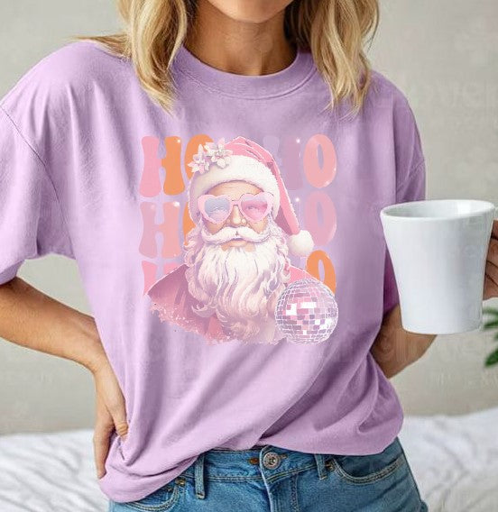 "HO HO HO" Christmas Santa Tee